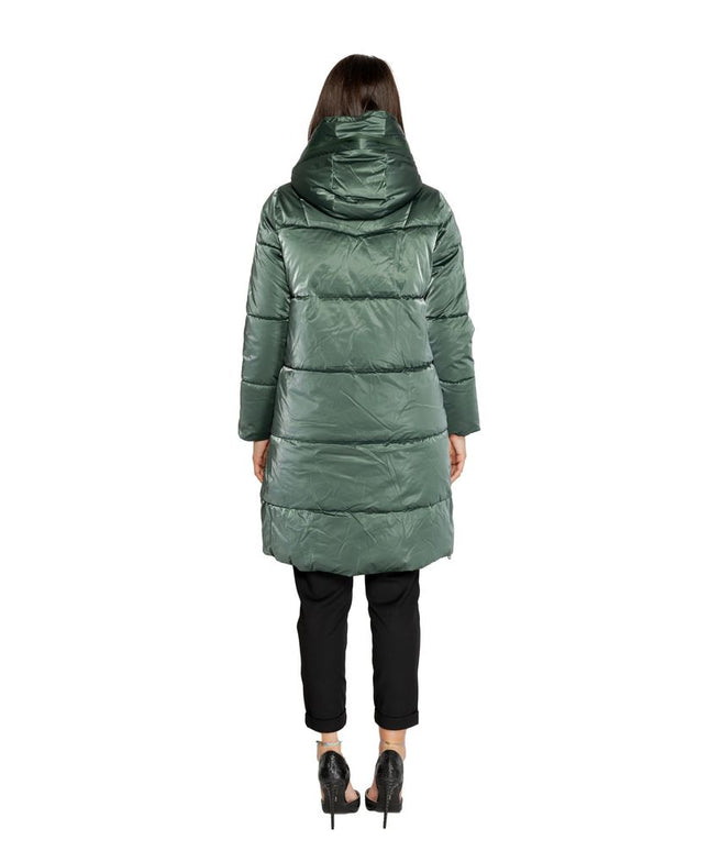 Cleré Green Polyester Jackets & Coat