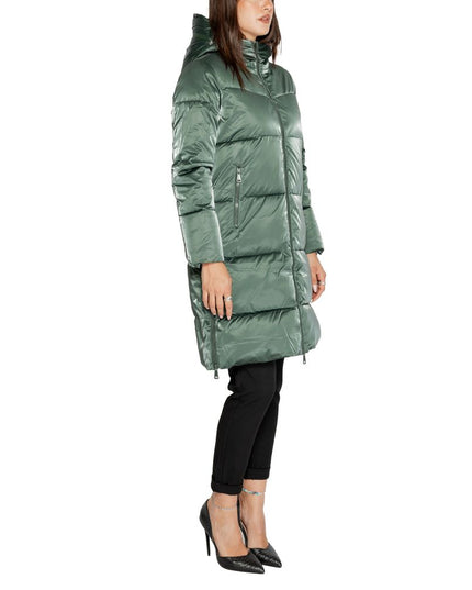 Cleré Green Polyester Jackets & Coat
