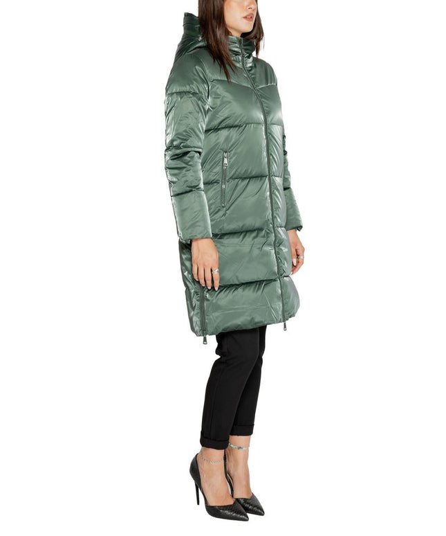 Cleré Green Polyester Jackets & Coat