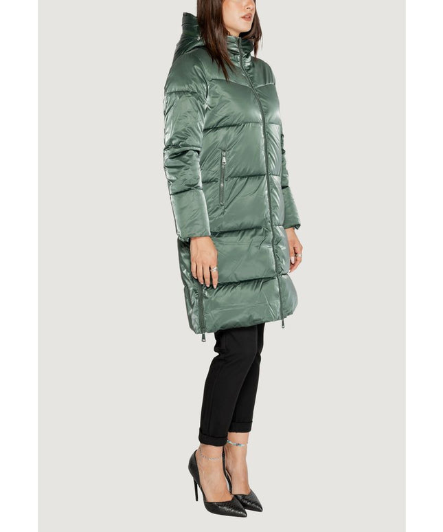 Cleré Green Polyester Jackets & Coat