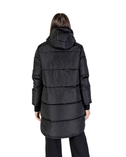 Cleré Black Polyester Jackets & Coat