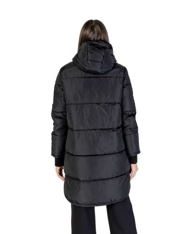 Cleré Black Polyester Jackets & Coat