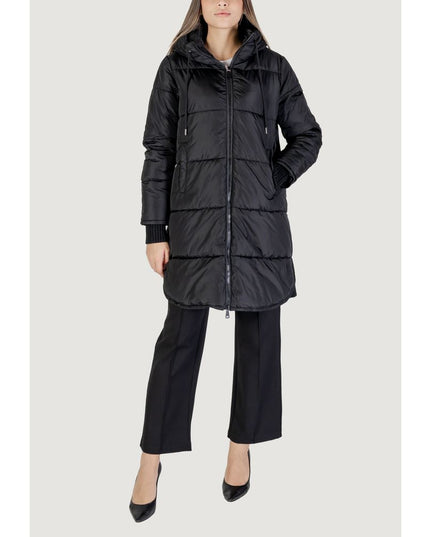 Cleré Black Polyester Jackets & Coat