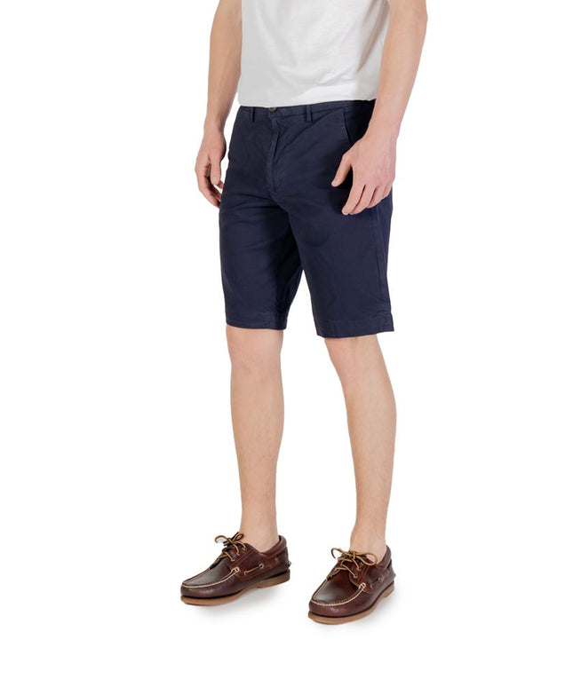 Borghese Blue Cotton Bermuda