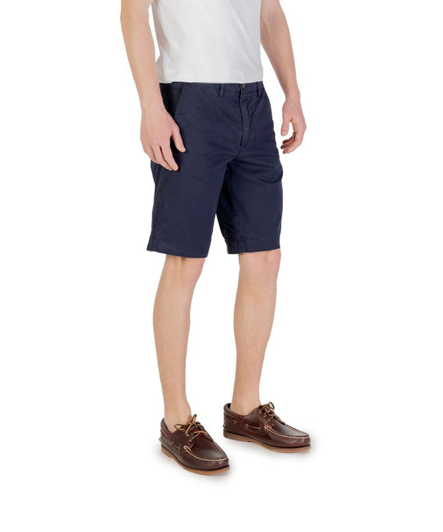 Borghese Blue Cotton Bermuda
