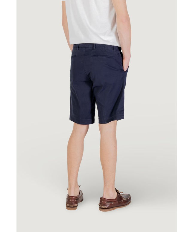 Borghese Blue Cotton Bermuda