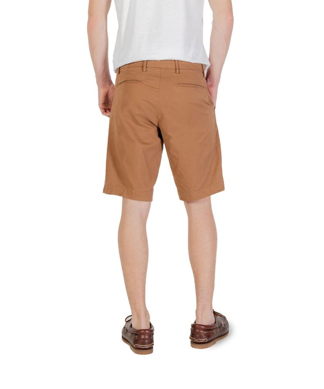 Borghese Beige Cotton Bermuda