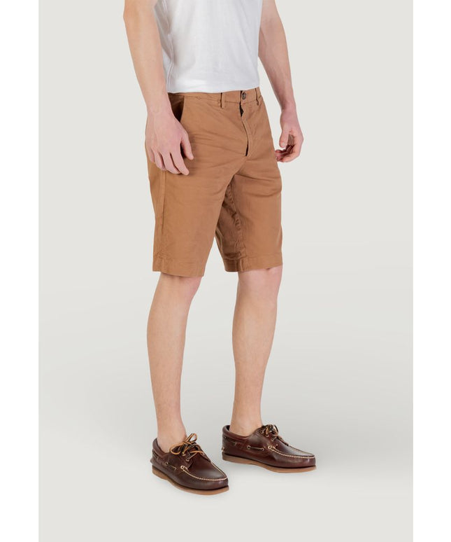 Borghese Beige Cotton Bermuda