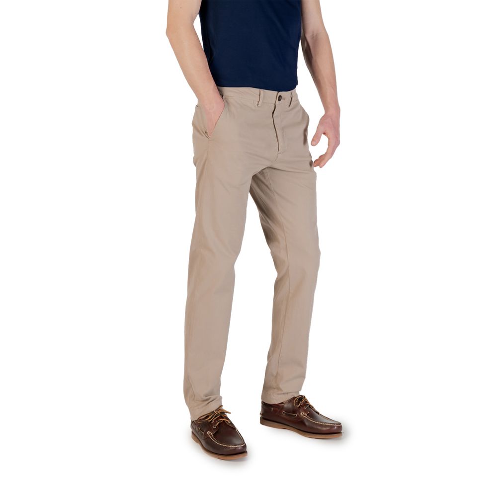 Borghese Beige Cotton Skinny Pant
