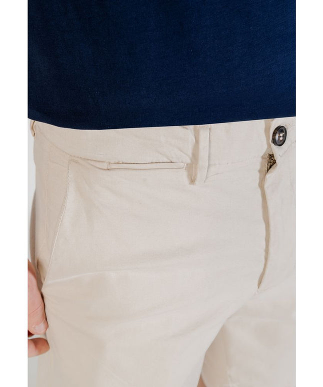 Borghese Bicolor Cotton Bermuda