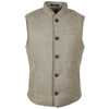 Made in Italy Made in Italy Beige Wool Sleveless Jacket (Italian Size MEN: IT46 | S, nan: nan, nan: nan)