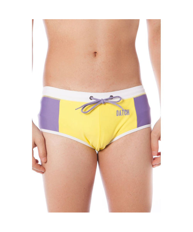 Datch Yellow Elastane Swimwear