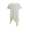 Sacai Jersey T-shirt with Polyester detail