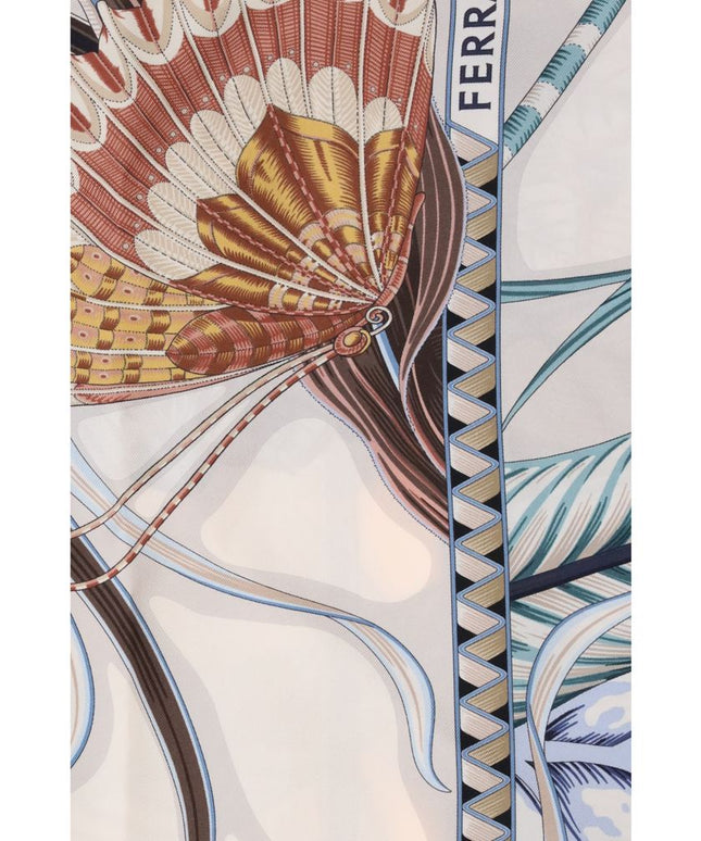 Ferragamo Giada print silk Scarf