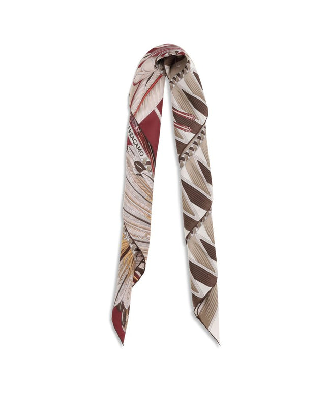 Ferragamo Giada print silk Scarf