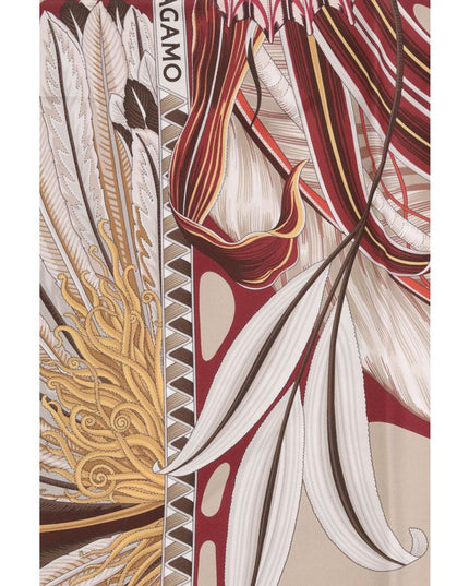 Ferragamo Giada print silk Scarf