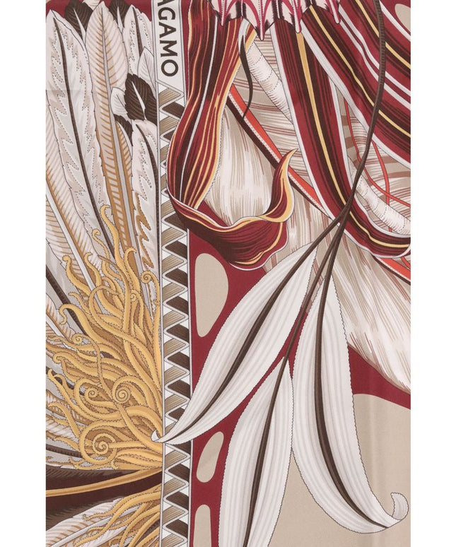 Ferragamo Giada print silk Scarf
