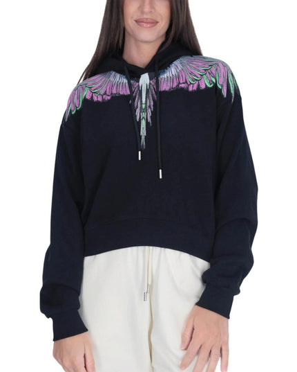 County of Milan Black Cotton Hoody
