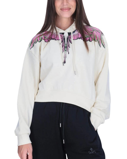 County of Milan White Cotton Hoody