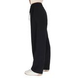County of Milan Black Cotton Joggers Workout Pant