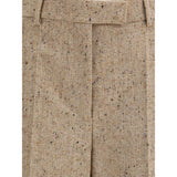 Valentino Palazzo Trousers in Bottonato Natté
