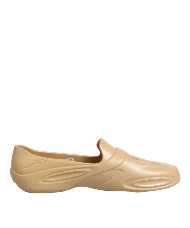 Dolce & Gabbana Beige Rubber Slides Low Top Sneakers Shoes