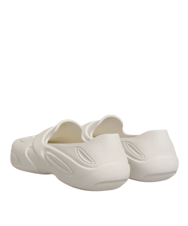 Dolce & Gabbana White Rubber Slides Low Top Sneakers Shoes