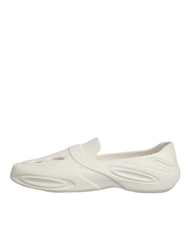 Dolce & Gabbana White Rubber Slides Low Top Sneakers Shoes
