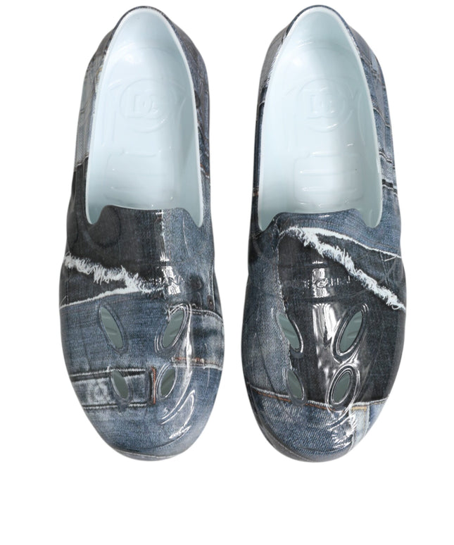 Dolce & Gabbana Multicolor Rubber Men Low Top Sneakers Shoes