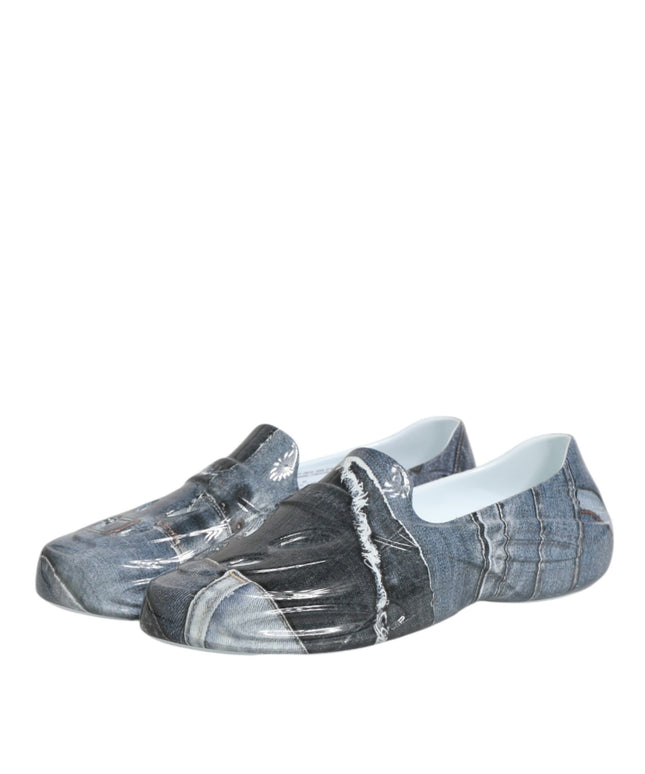 Dolce & Gabbana Multicolor Rubber Men Low Top Sneakers Shoes