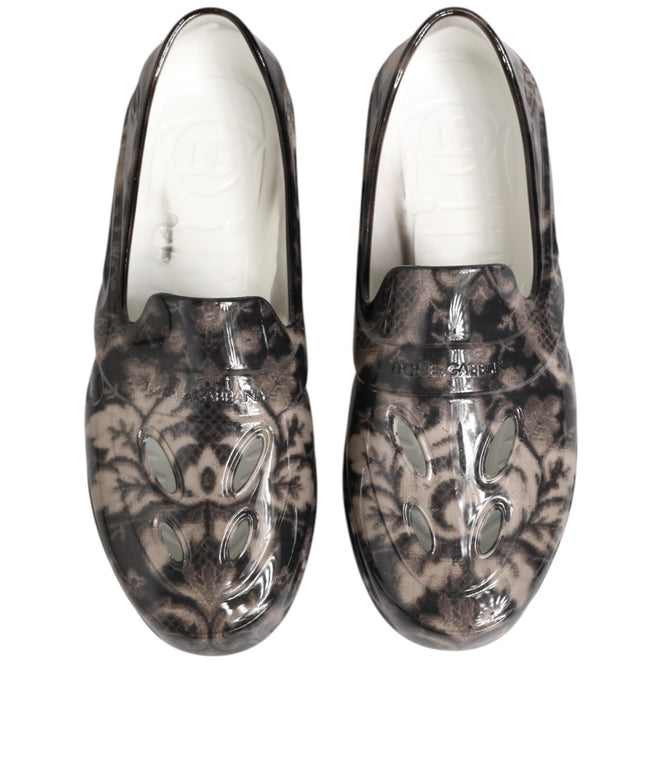 Dolce & Gabbana Multicolor Rubber Low Top Men Sneakers Shoes