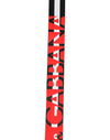 Dolce & Gabbana Black White Striped Logo Metal Buckle Belt