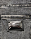 Dolce & Gabbana Gray Cotton Stretch Slim Fit Men Denim Jeans