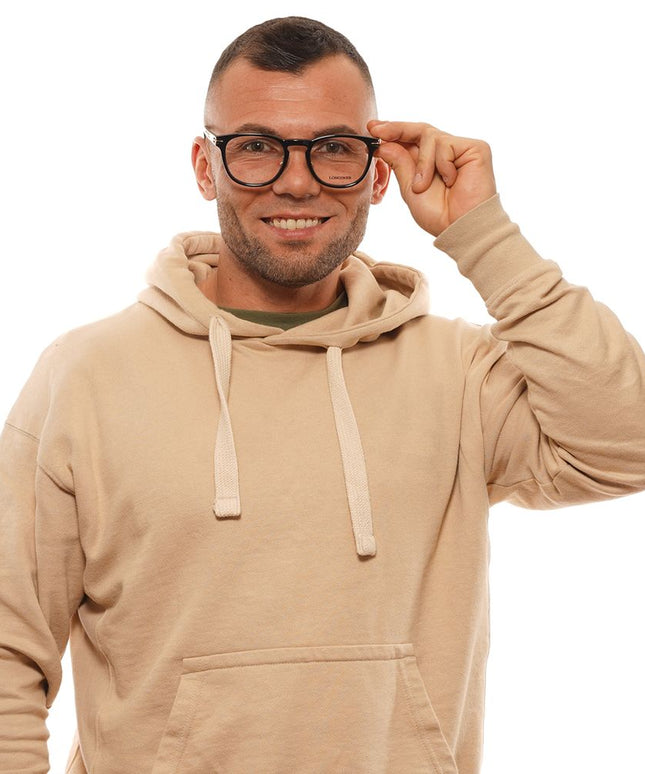 Longines Black Men Glasses Frame
