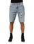 Dolce & Gabbana Blue Cotton Distressed Denim BermudaShorts