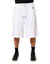 Dolce & Gabbana White Cotton Ripped Bermuda Sweatpants Shorts