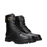 Celine Black Leather Ankle Boots
