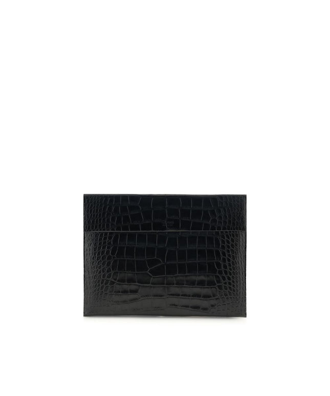 Tom Ford Crocodile print leather Pouch