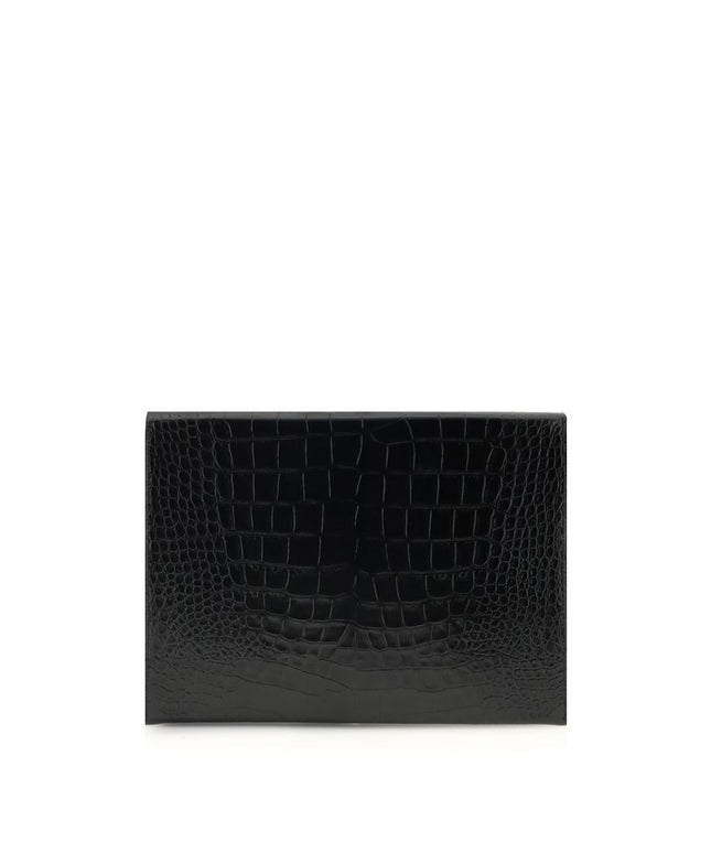 Tom Ford Crocodile print leather Pouch