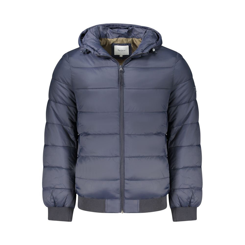 Pepe Jeans Blue Polyamide Jackets & Coat