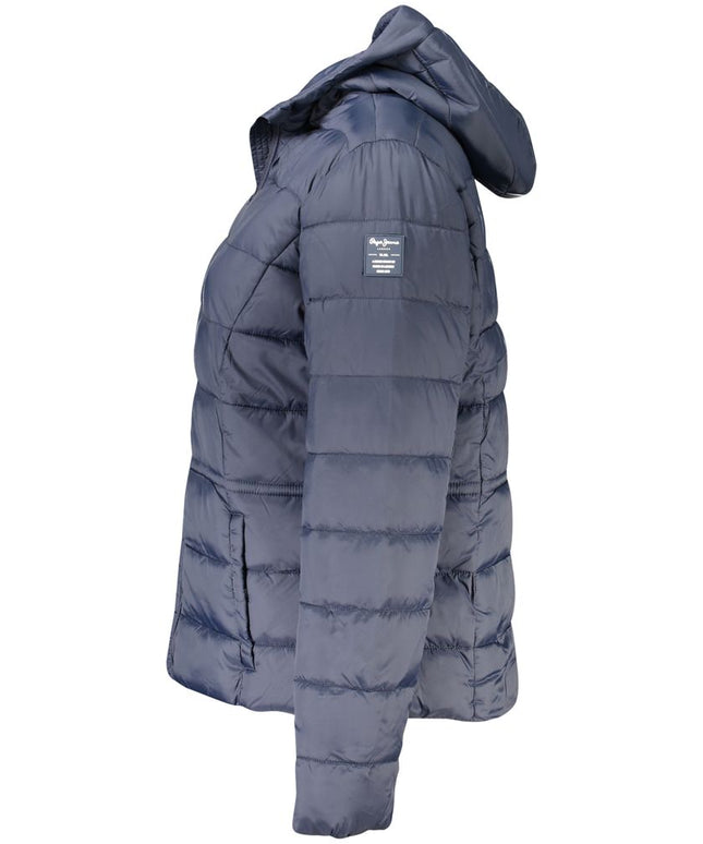 Pepe Jeans Blue Polyamide Jackets & Coat
