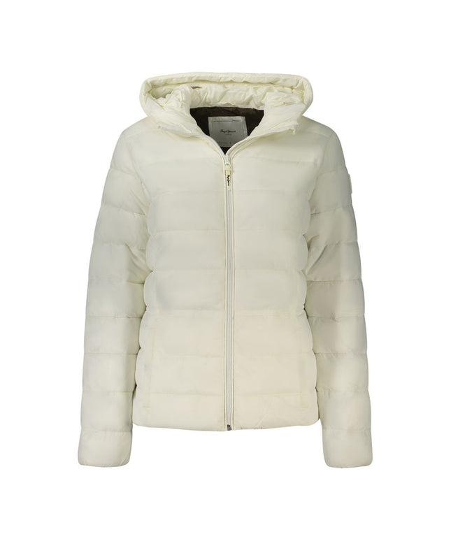 Pepe Jeans White Polyamide Jackets & Coat