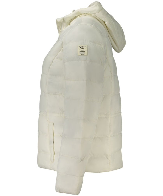 Pepe Jeans White Polyamide Jackets & Coat