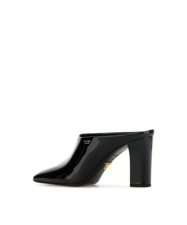 Prada Leather Mules 85mm