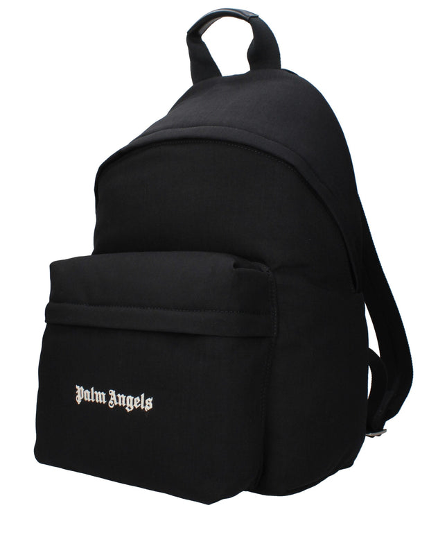 Palm Angels Black Fabric Backpacks