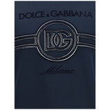 Dolce & Gabbana Blue Cotton Sweatshirt
