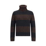 Dolce & Gabbana Brown Wool Turtleneck