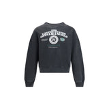 Palm Angels Black Cotton Sweatshirt