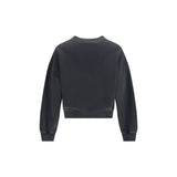 Palm Angels Black Cotton Sweatshirt