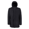 Yes Zee Black Nylon Jackets & Coat